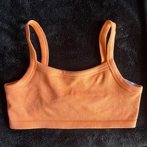 Orange Summer Crop Top
